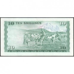 Kenya - Pick 12b - 10 shillings - Série B/56 - 01/07/1976 - Etat : TTB+