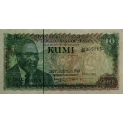 Kenya - Pick 16 - 10 shillings - Série C/46 - 01/07/1978 - Etat : NEUF