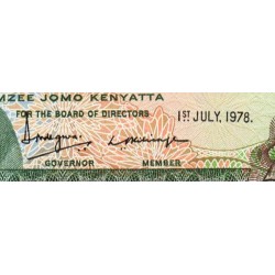 Kenya - Pick 16 - 10 shillings - Série C/50 - 01/07/1978 - Etat : NEUF