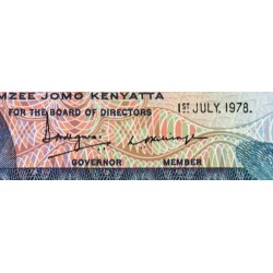 Kenya - Pick 17 - 20 shillings - Série C/59 - 01/07/1978 - Etat : SPL+