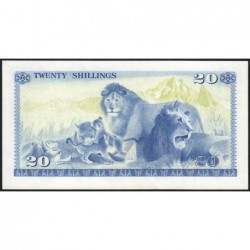 Kenya - Pick 17 - 20 shillings - Série C/60 - 01/07/1978 - Etat : SPL+