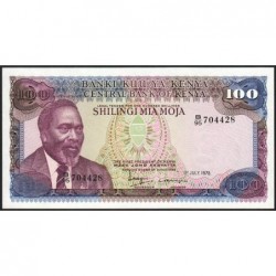 Kenya - Pick 18 - 100 shillings - Série B/95 - 01/07/1978 - Etat : NEUF