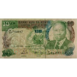 Kenya - Pick 20g - 10 shillings - Série F/47 - 14/09/1986 - Etat : NEUF