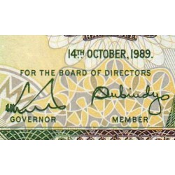 Kenya - Pick 24a - 10 shillings - Série AD - 14/10/1989 - Etat : TTB+