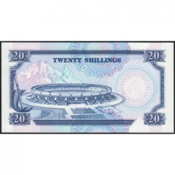 Kenya - Pick 25a - 20 shillings - Série F/45 - 12/12/1988 - Etat : NEUF