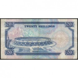 Kenya - Pick 25a - 20 shillings - Série F/51 - 12/12/1988 - Etat : TB