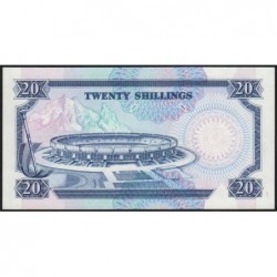 Kenya - Pick 25c - 20 shillings - Série G/57 - 01/07/1990 - Etat : NEUF