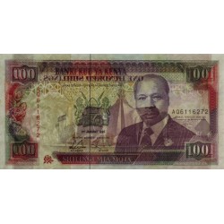 Kenya - Pick 27d - 100 shillings - Série AQ - 02/01/1992 - Etat : SPL+