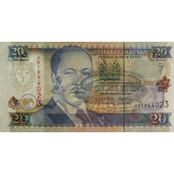 Kenya - Pick 32 - 20 shillings - Série AD - 01/07/1995 - Etat : NEUF
