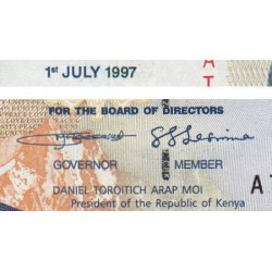 Kenya - Pick 35b - 20 shillings - Série AT - 01/07/1997 - Etat : SUP