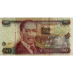 Kenya - Pick 36c - 50 shillings - Série AL - 01/07/1998 - Etat : TTB+