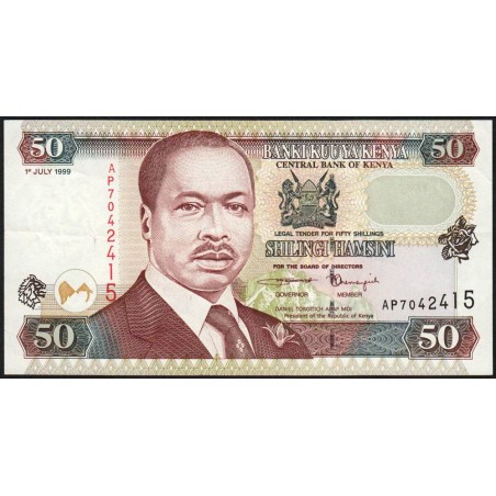 Kenya - Pick 36d - 50 shillings - Série AP - 01/07/1999 - Etat : SUP