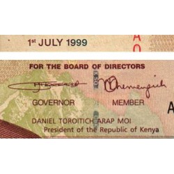 Kenya - Pick 36d - 50 shillings - Série AQ - 01/07/1999 - Etat : TB+