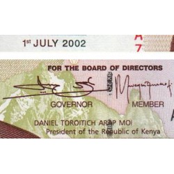 Kenya - Pick 36g - 50 shillings - Série AZ - 01/07/2002 - Etat : NEUF