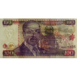 Kenya - Pick 37d - 100 shillings - Série AQ - 01/07/1999 - Etat : SUP+
