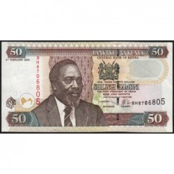 Kenya - Pick 41b - 50 shillings - Série BH - 02/02/2004 - Etat : TTB