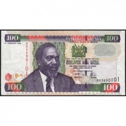 Kenya - Pick 42a - 100 shillings - Série BS - 02/02/2004 - Etat : TTB