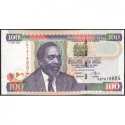 Kenya - Pick 48a - 100 shillings - Série CD - 01/06/2005 - Etat : NEUF