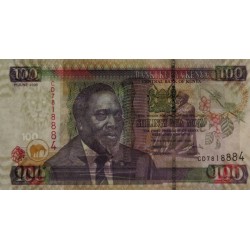 Kenya - Pick 48a - 100 shillings - Série CD - 01/06/2005 - Etat : NEUF