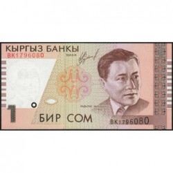 Kirghizistan - Pick 15 - 1 som - série BK  - 1999 - Etat : NEUF