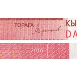 Kirghizistan - Pick 24b - 20 som - série DA - 2016 - Etat : NEUF