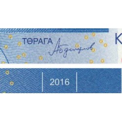 Kirghizistan - Pick 26b - 100 som - série CJ - 2016 - Etat : NEUF