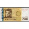 Kirghizistan - Pick 27a - 200 som - série CA - 2010 - Etat : NEUF