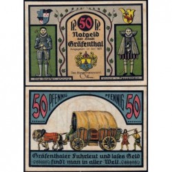 Allemagne - Notgeld - Gräfenthal - 50 pfennig - 10/1921 - Etat : SPL