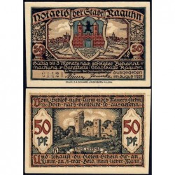 Allemagne - Notgeld - Raguhn - 50 pfennig - Lettre H - 08/1921 - Etat : NEUF