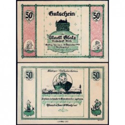 Pologne - Notgeld - Glatz (Klodzko) - 50 pfennig - 1921 - Etat : SPL+