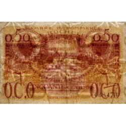 La Rochelle - Pirot 66-7 - 50 centimes - Série G - 09/1920 - Etat : TB+