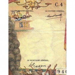 F 60-02 - 07/04/1960 - 500 nouv. francs - Molière - Série C.4 - Etat : TTB