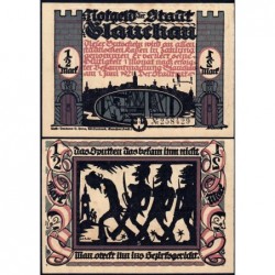 Allemagne - Notgeld - Glauchau - 1/2 mark - Type 5 - 01/06/1921 - Etat : SPL