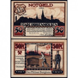 Allemagne - Notgeld - Hohenmölsen - 50 pfennig - 1921 - Etat : NEUF