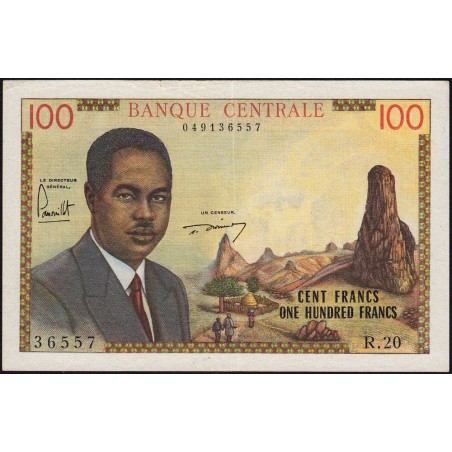 Cameroun - Pick 10 - 100 francs - Série R.20 - 1962 - Etat : SUP