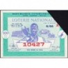 Centrafrique - Loterie - 100 francs - 6e tranche - 1966 - Etat : SUP+
