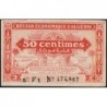 Algérie - Pick 97b - 50 centimes - Série F1 - 31/01/1944 - Etat : TTB+