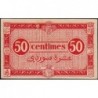Algérie - Pick 97b - 50 centimes - Série F1 - 31/01/1944 - Etat : SUP