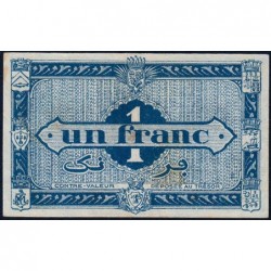 Algérie - Pick 101 - 1 franc - Série H1 - 31/01/1944 - Etat : SUP