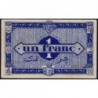 Algérie - Pick 98a - 1 franc - Série B1 - 31/01/1944 - Etat : SUP