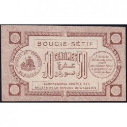 Algérie - Bougie-Sétif 139-1 - 50 centimes - Série 31 - 17/04/1915 - Etat : SUP