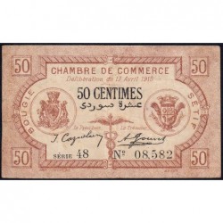 Algérie - Bougie-Sétif 139-1 - 50 centimes - Série 48 - 17/04/1915 - Etat : TB+