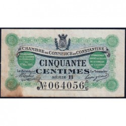 Algérie - Constantine 140-3 - 50 centimes - Série B - 01/05/1915 - Etat : TB-