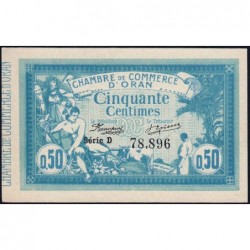 Algérie - Oran 141-1 - 50 centimes - Série D - 12/05/1915 - Etat : pr.NEUF