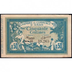 Algérie - Oran 141-4 - 50 centimes - Série III - 10/11/1915 - Etat : SUP