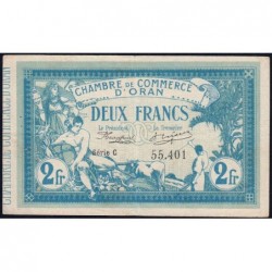 Algérie - Oran 141-3 - 2 francs - Série C - 12/05/1915 - Etat : TTB