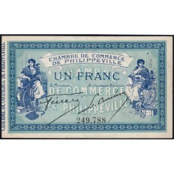 Algérie - Philippeville 142-4 - 1 franc - 10/11/1914 - Etat : TTB