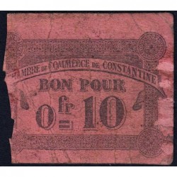 Algérie - Constantine 140-47 - 0,10 franc - 12/10/1915 - Etat : AB