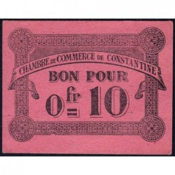 Algérie - Constantine 140-47 - 0,10 franc - 12/10/1915 - Etat : SPL+