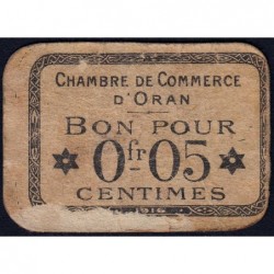 Algérie - Oran 141-48 - 0,05 franc - 1916 - Etat : TB-